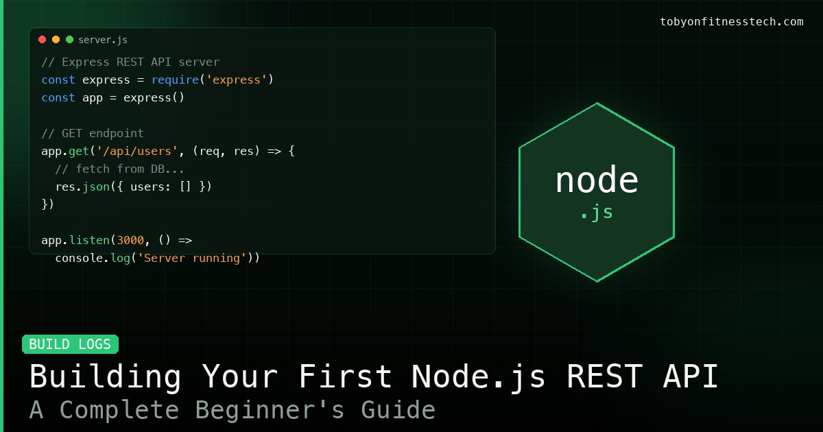 Building Your First Node.js REST API: A Complete Beginner's Guide