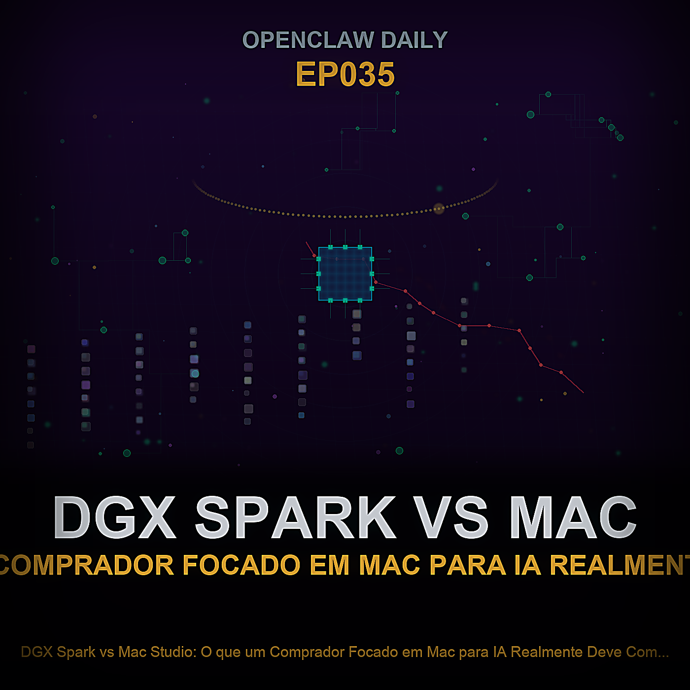 DGX Spark vs Mac Studio: O que um Comprador Focado em Mac para IA Realmente Deve Comprar? — Episode 35 cover art