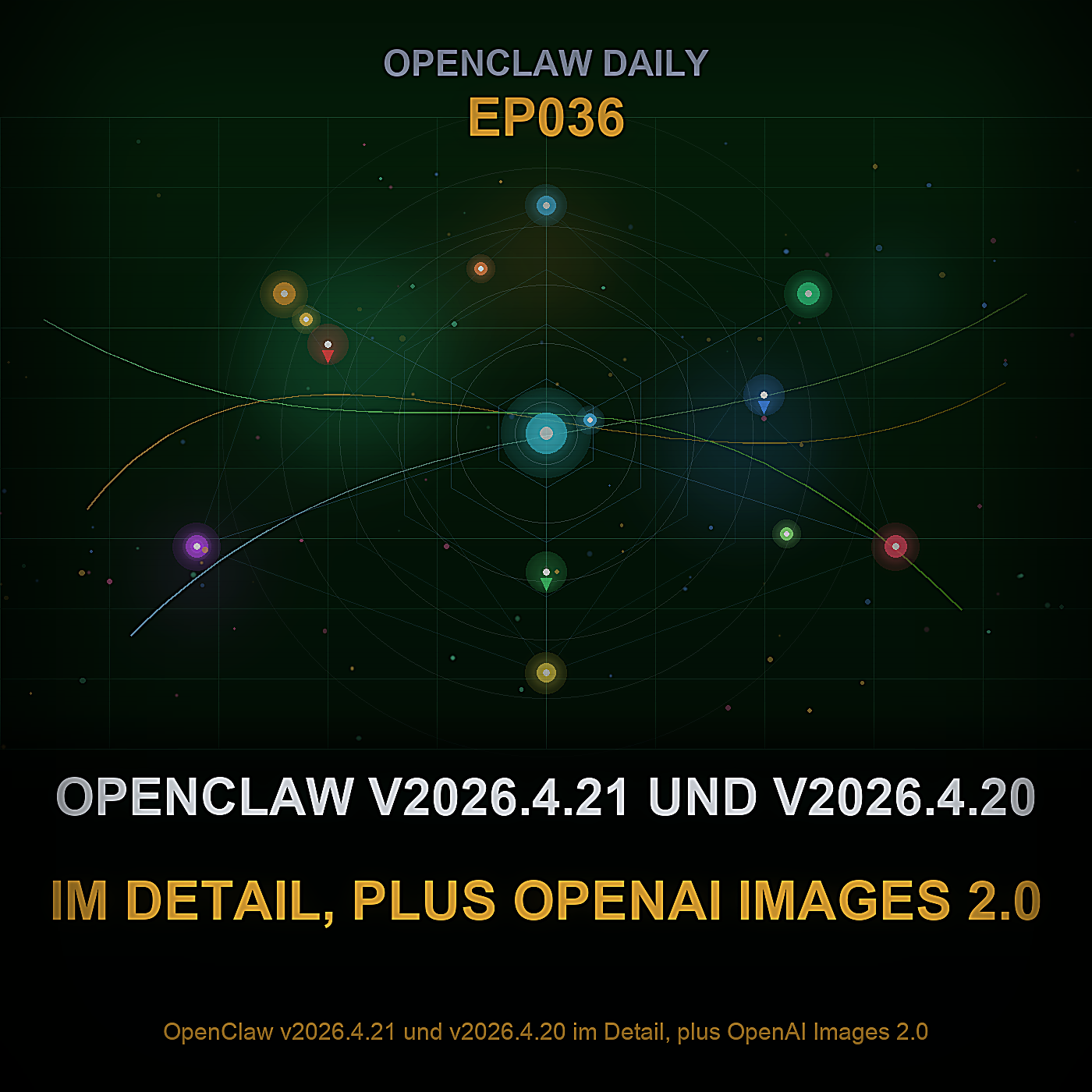 OpenClaw v2026.4.21 und v2026.4.20 im Detail, plus OpenAI Images 2.0 — Episode 36 cover art