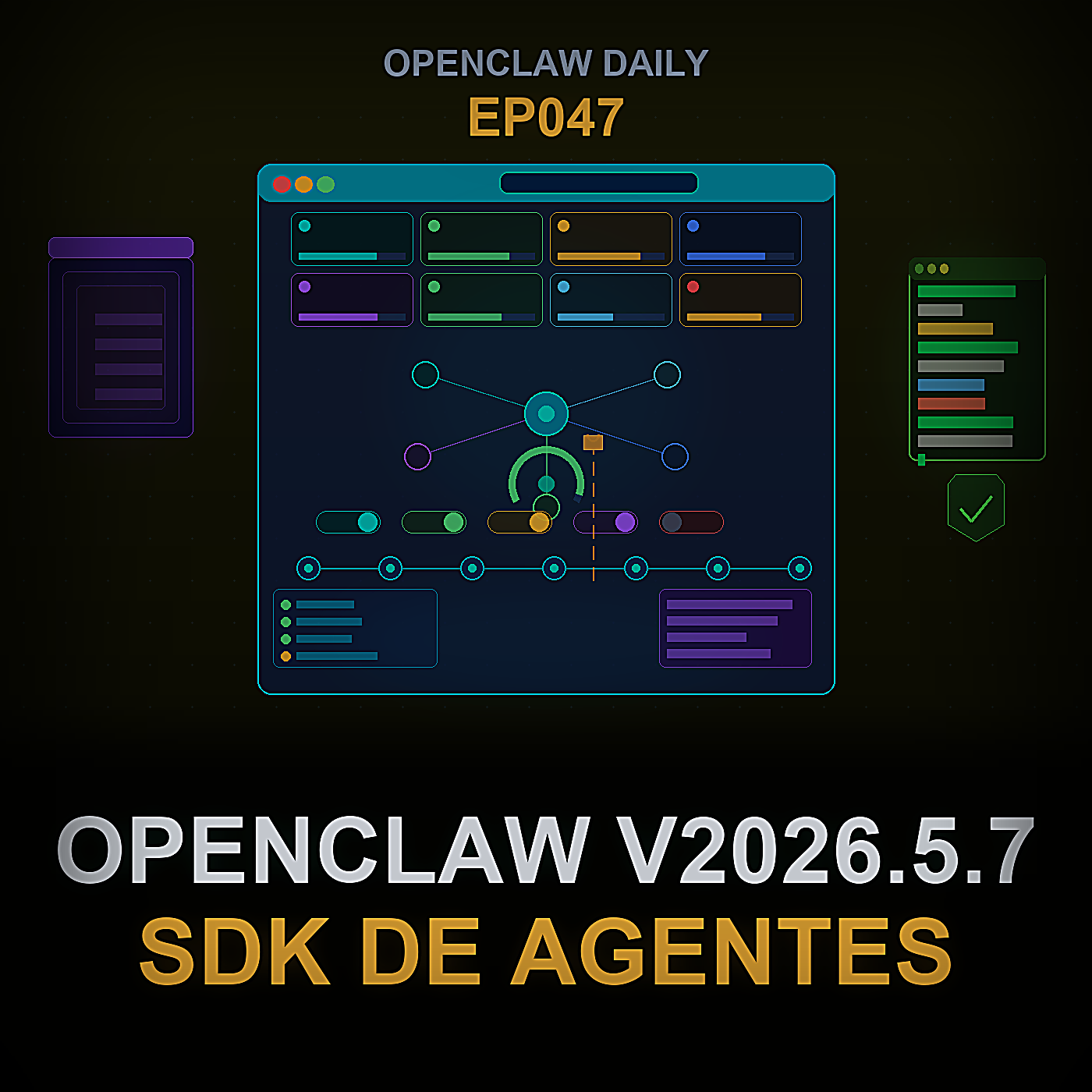 OpenClaw v2026.5.7, Sandboxes do Agents SDK e Segurança do Gemini CLI — Episode 47 cover art