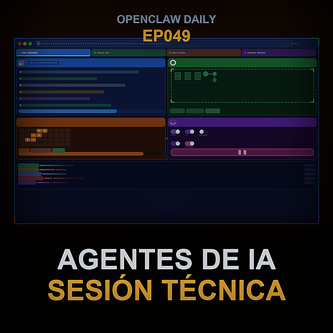 Sesión técnica sobre agentes de investigación, límites de sandbox, confiabilidad del kernel de inferencia y superficies de control de runtime de agentes — Episode 49 cover art