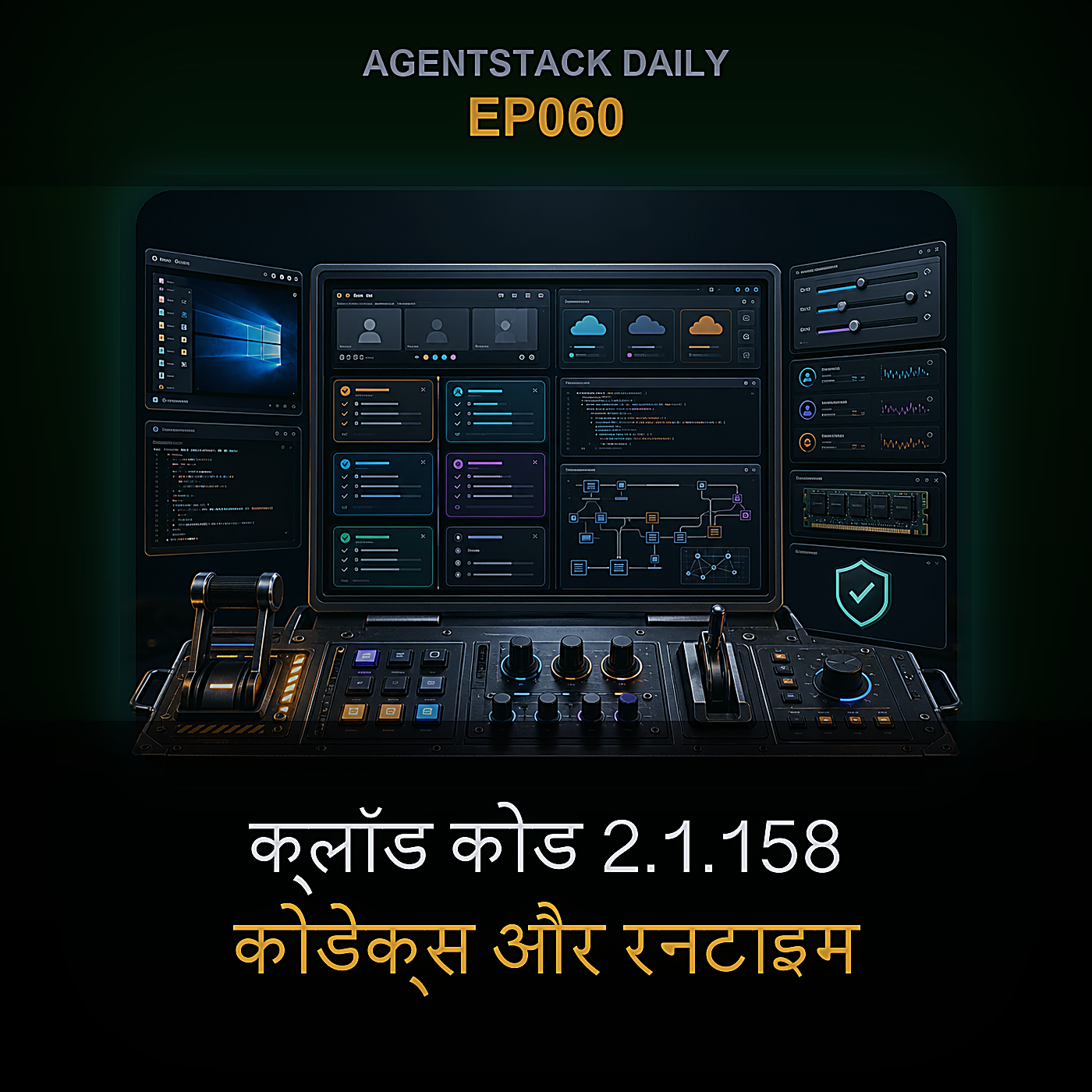 क्लॉड कोड 2.1.158, कोडेक्स विंडोज कंट्रोल, रनटाइम इंस्ट्रक्शन्स और लोकल एजेंट मेमोरी — Episode 60 cover art