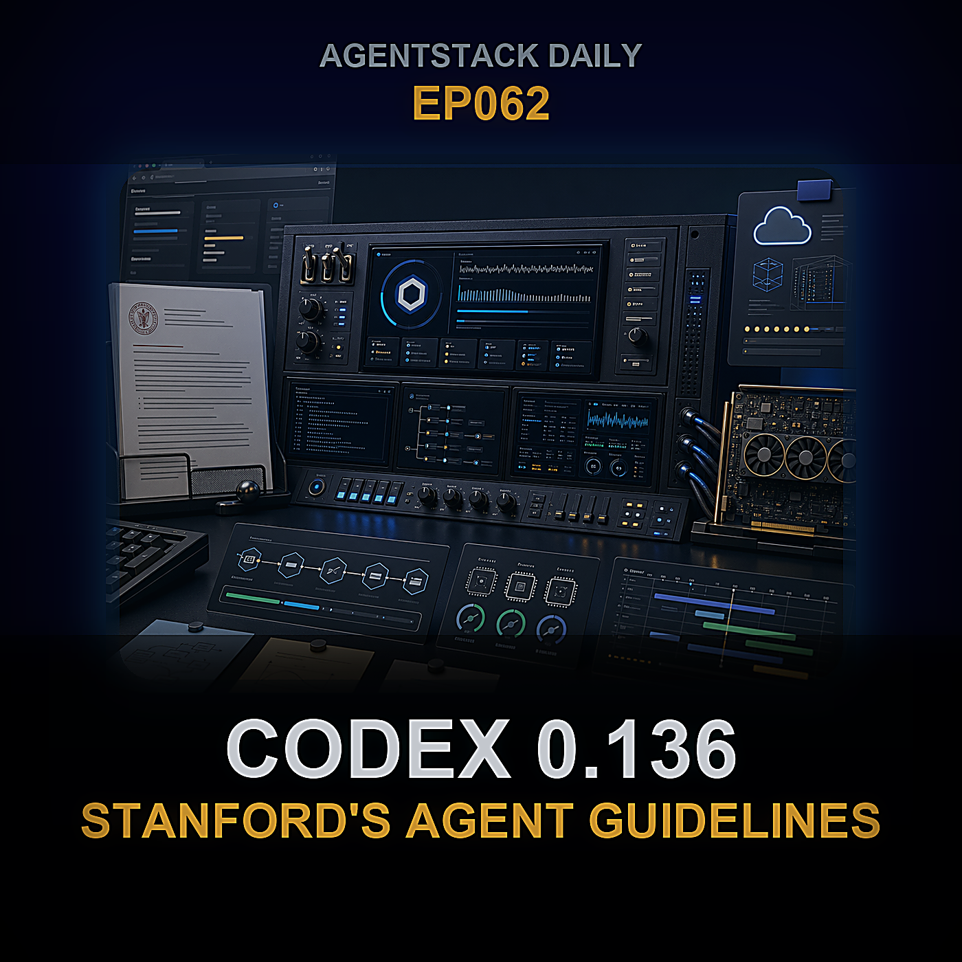 Codex 0.136, Stanford's Agent Guidelines, AWS OpenAI, and GPU Efficiency — Episode 62 cover art