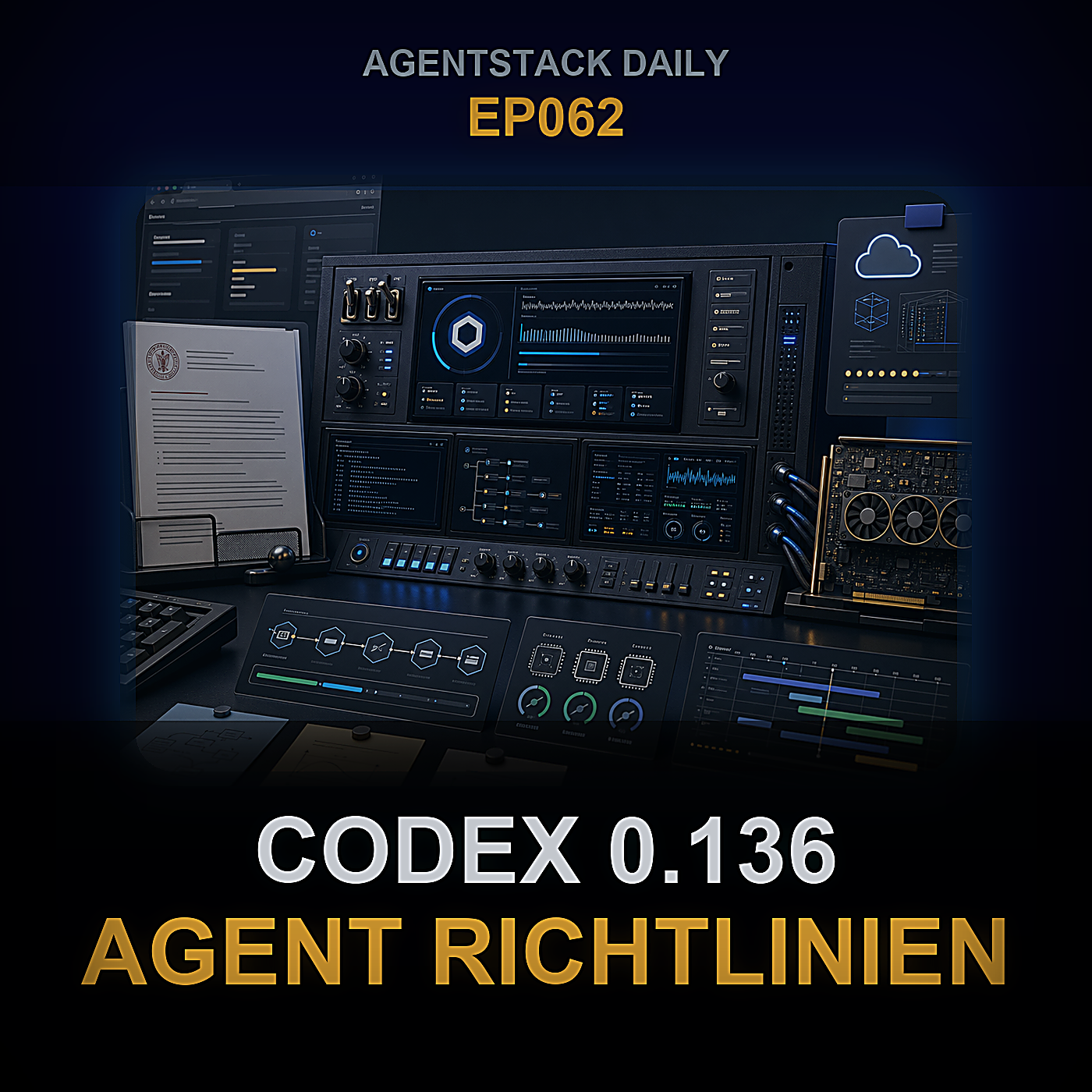 Codex 0.136, Stanfords Agent-Richtlinien, AWS OpenAI und GPU-Effizienz — Episode 62 cover art