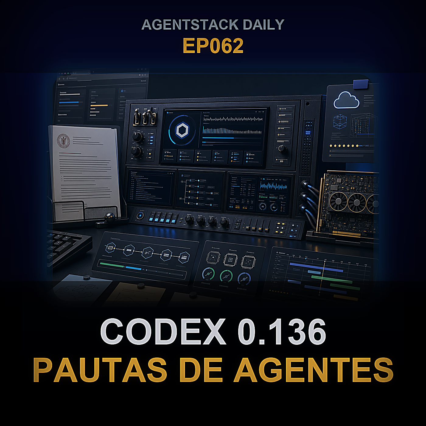 Codex 0.136, Pautas de Agentes de Stanford, AWS OpenAI y Eficiencia de GPU — Episode 62 cover art