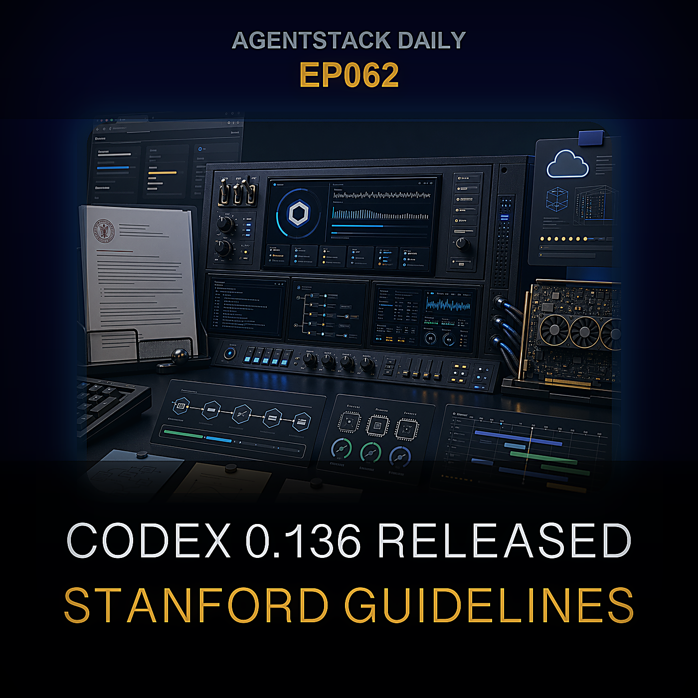 Codex 0.136, Stanford के Agent Guidelines, AWS OpenAI, और GPU Efficiency — Episode 62 cover art