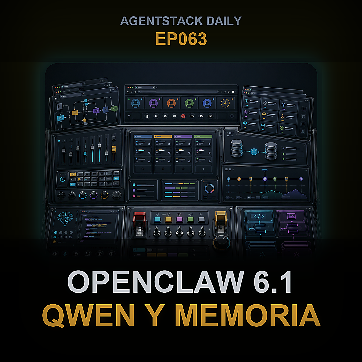 OpenClaw 2026.6.1, Claude Code 2.1.162, Qwen 3.7 Max/Plus y memoria persistente para agentes de código — Episode 63 cover art