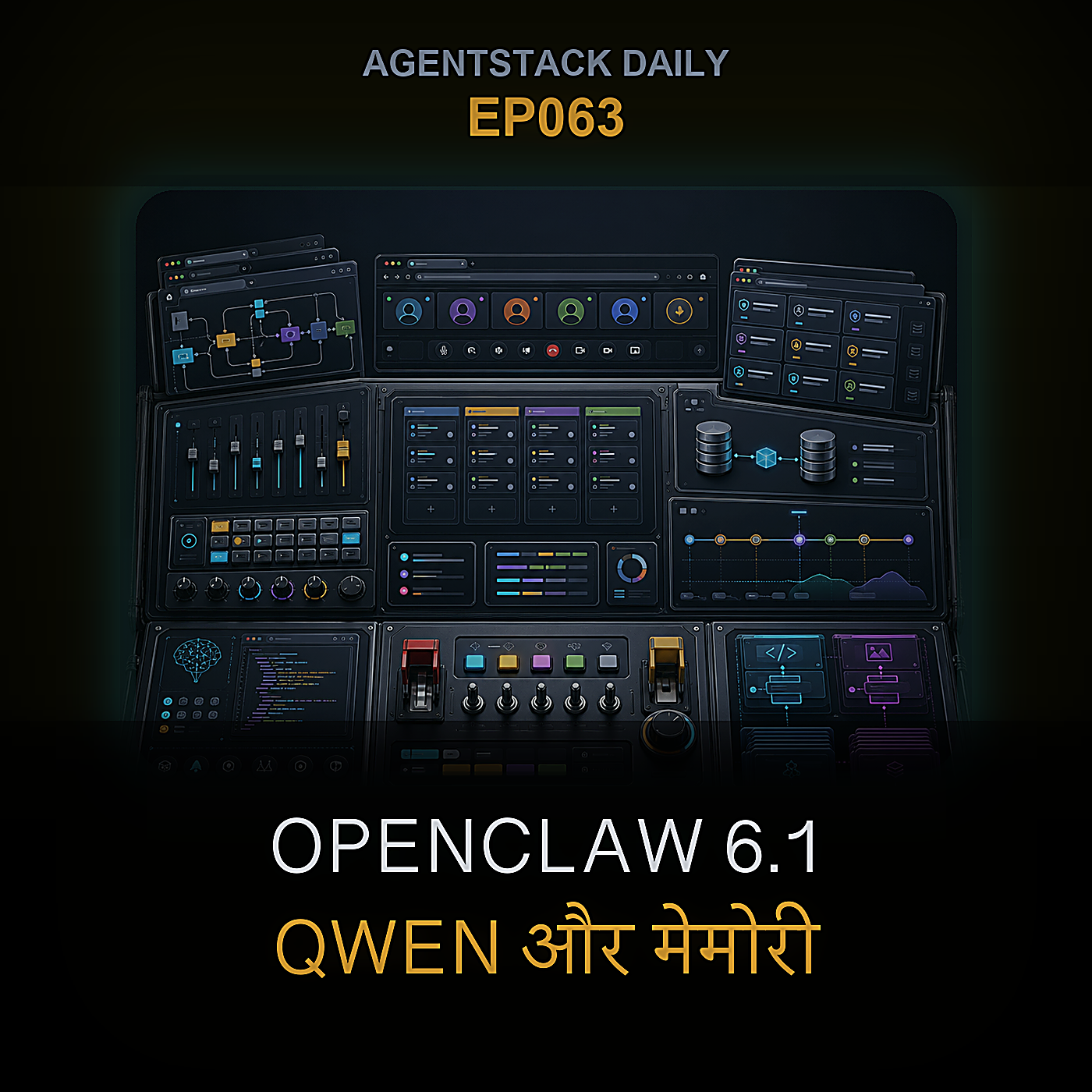 OpenClaw 2026.6.1, Claude Code 2.1.162, Qwen 3.7 Max/Plus और कोडिंग एजेंट मेमोरी — Episode 63 cover art