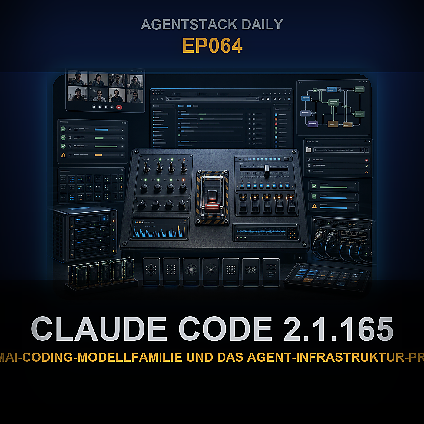 Claude Code 2.1.165, Microsofts MAI-Coding-Modellfamilie und das Agent-Infrastruktur-Projekt-Radar — Episode 64 cover art