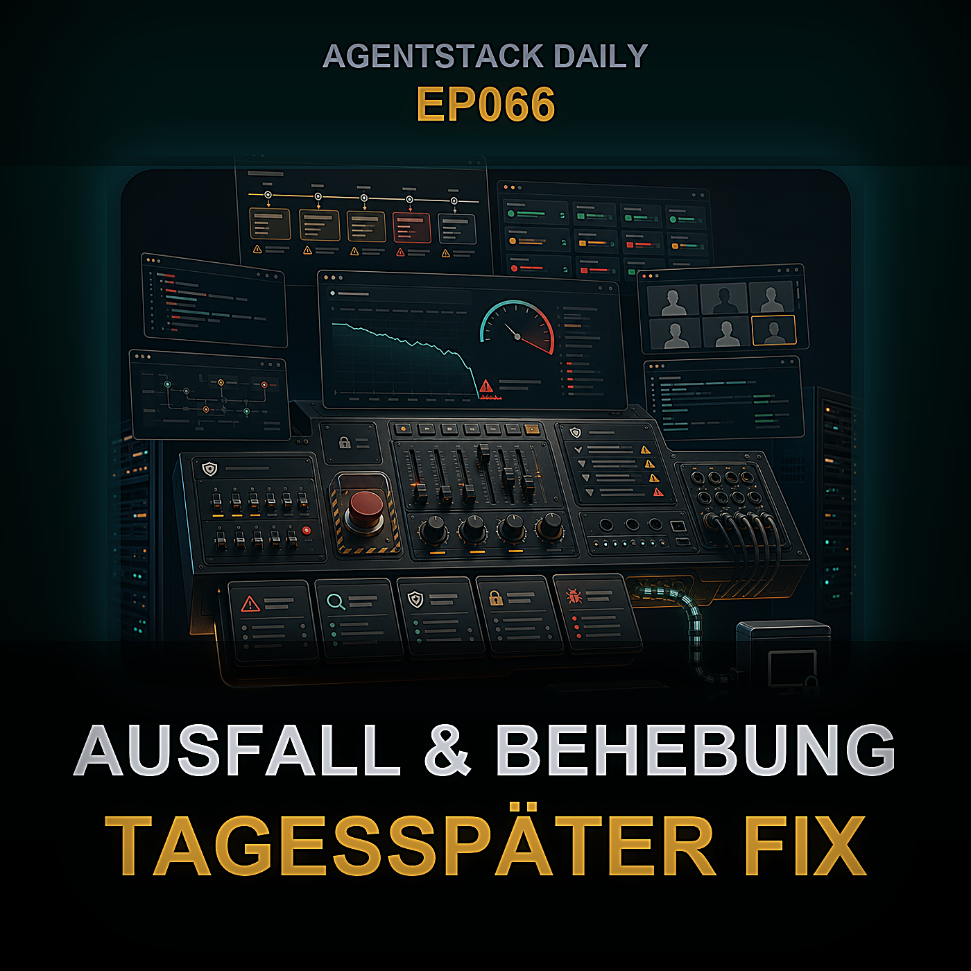 Claude Freitag-Ausfall, Claude Code .168 Tagesspäter-Behebung, OpenClaw Monatlicher Rhythmus-Wechsel, OpenAI ChatGPT Super-App, Apple WWDC 2026, Anthropic Mythos weitet sich aus, Microsoft MAI landet in Copilot, Gemma 4 12B auf dem Mac — Episode 66 cover art