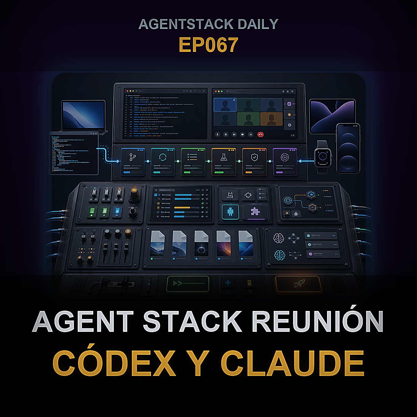 Resumen de versiones de Agent Stack: Entrega de escritorio Codex, Claude Code 2.1.169, RC de especificación MCP y la línea insignia Qwen3.7 — Episode 67 cover art