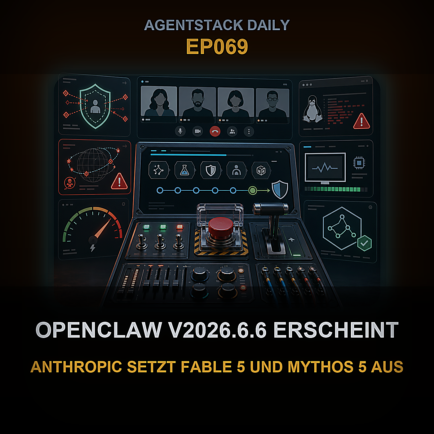 OpenClaw v2026.6.6 erscheint, Anthropic setzt Fable 5 und Mythos 5 aus, DeepSeek R1 wird offen reproduziert — Episode 69 cover art