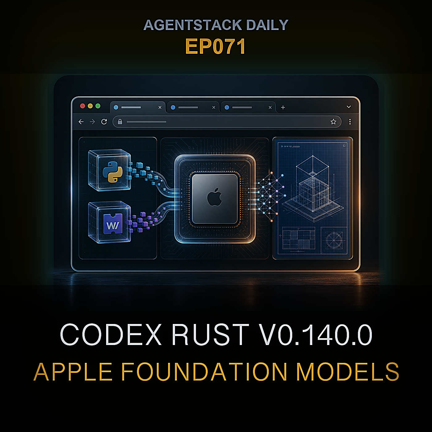 Codex rust-v0.140.0 और Apple Foundation Models — Episode 71 cover art