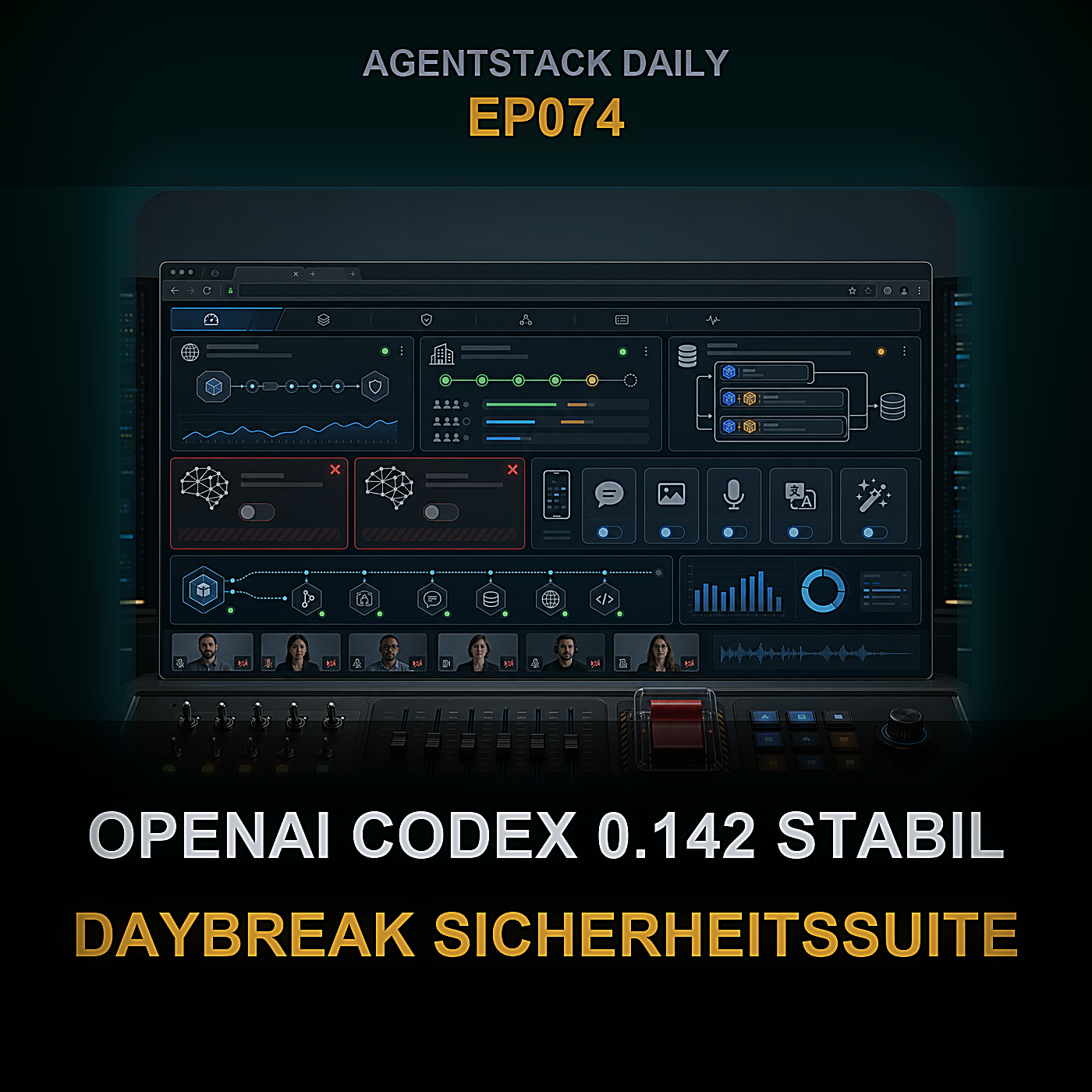 OpenAI Codex 0.142 stabil, Daybreak Sicherheitssuite, Samsung führt Codex ein, Nex-N2-Pro, Reflection AI x SpaceX — Episode 74 cover art