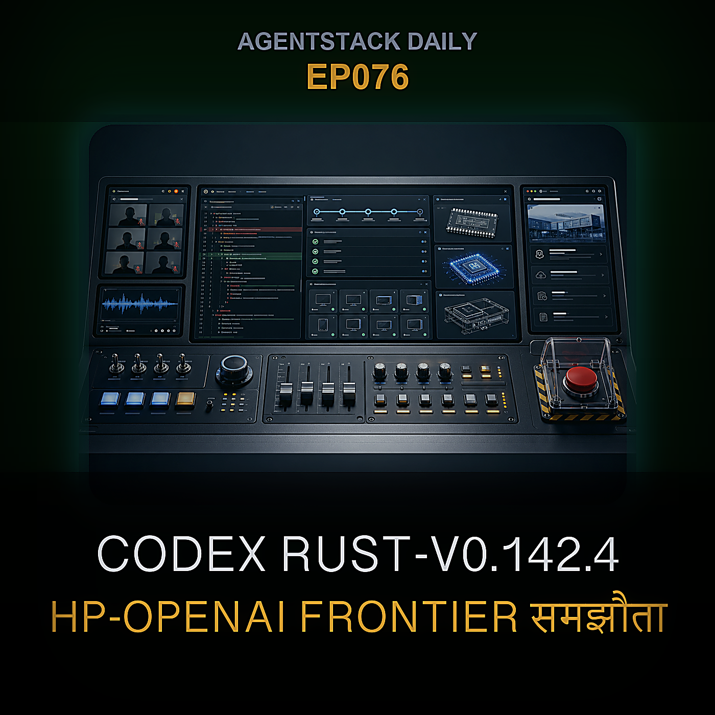 Codex rust-v0.142.4, HP-OpenAI Frontier समझौता, Micron AI स्मृति पर दांव, Claude कर्करोग कारक — Episode 76 cover art
