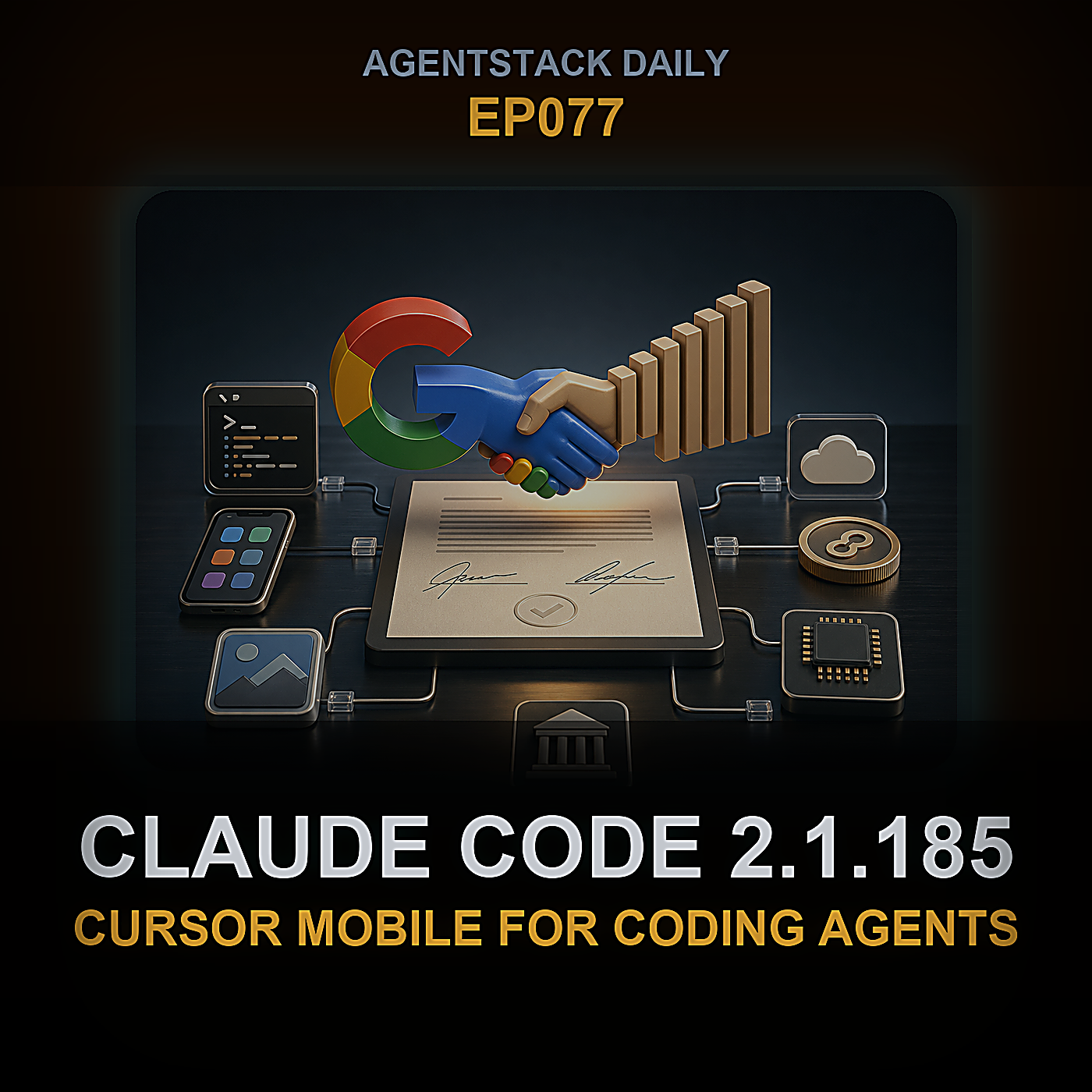Claude Code 2.1.185, Cursor Mobile for Coding Agents, Gemini Image Goes Free — Episode 77 cover art