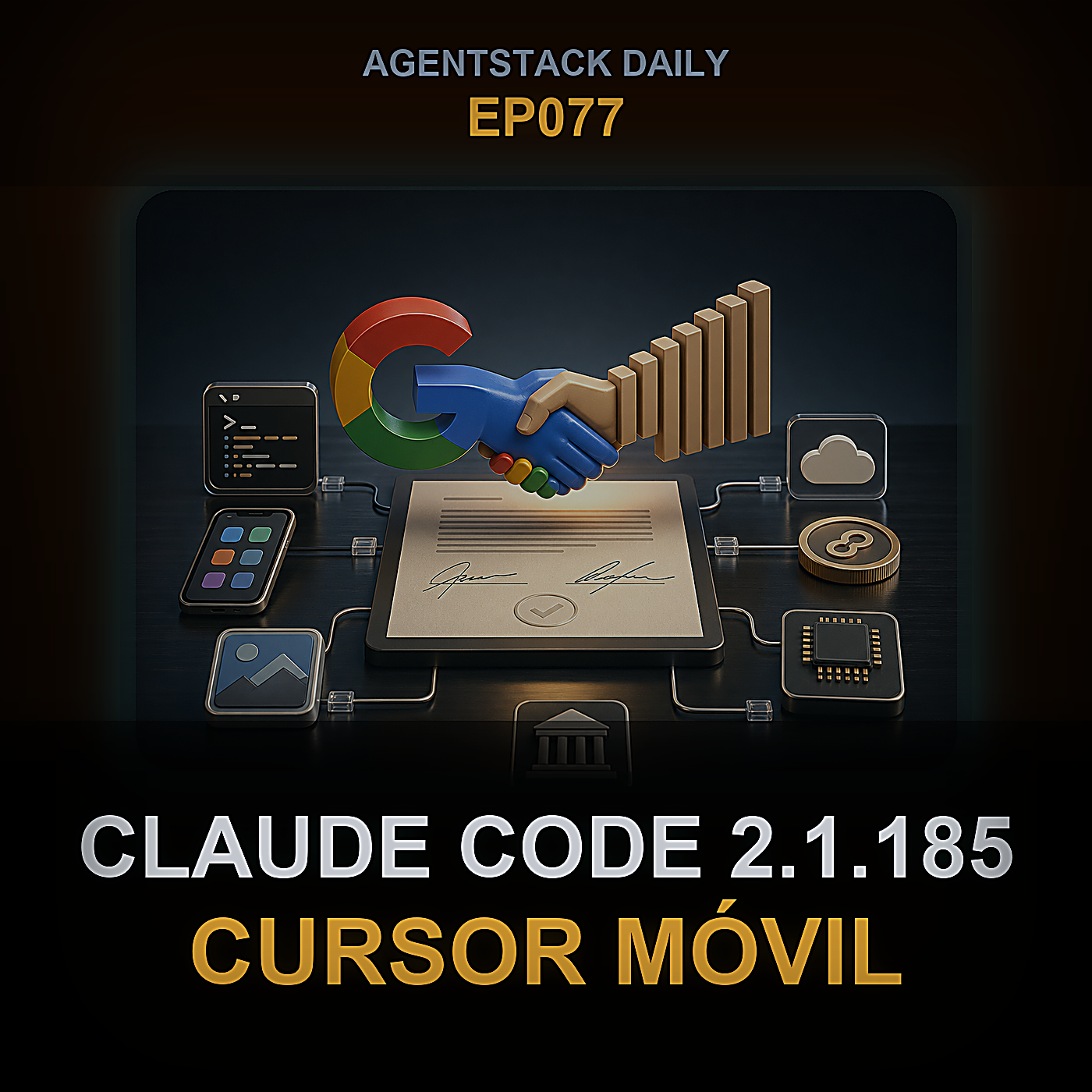 Claude Code 2.1.185, Cursor Mobile para Agentes de Codificación, Imagen Gemini Gratis — Episode 77 cover art