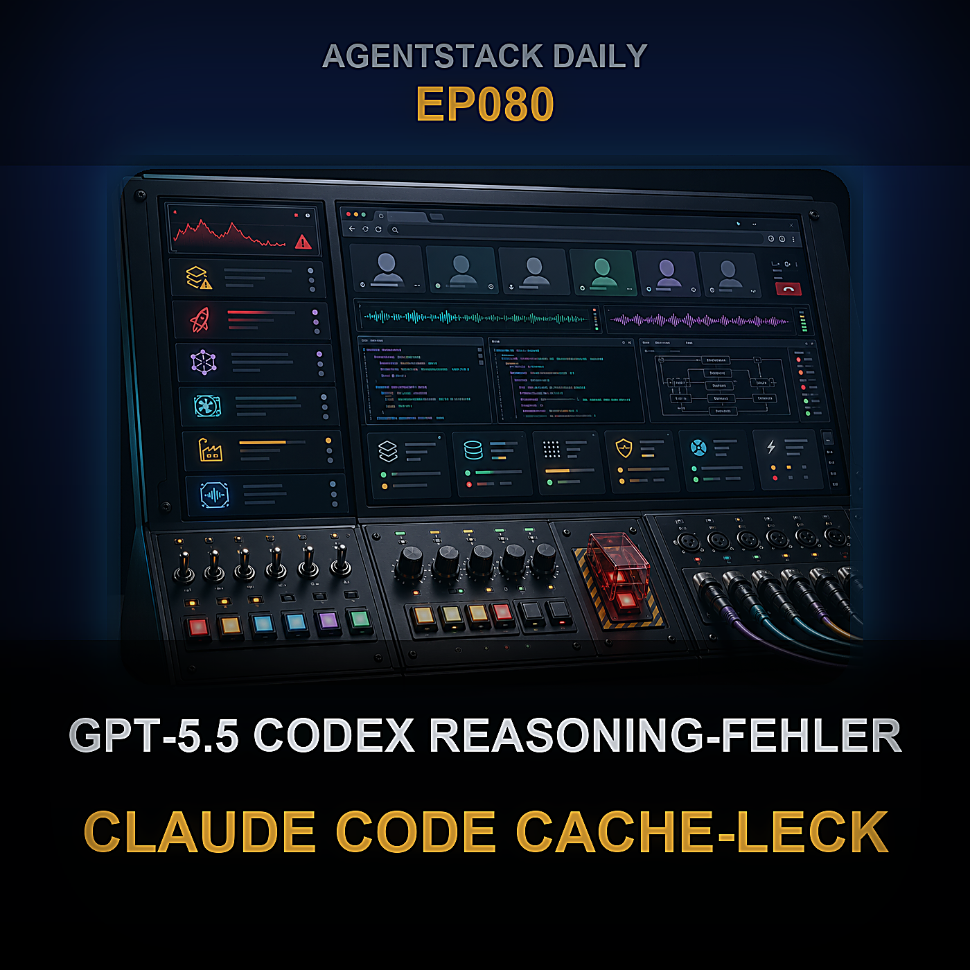 GPT-5.5 Codex Reasoning-Fehler, Claude Code Cache-Leck, Mistral 1.5 Veröffentlicht — Episode 80 cover art
