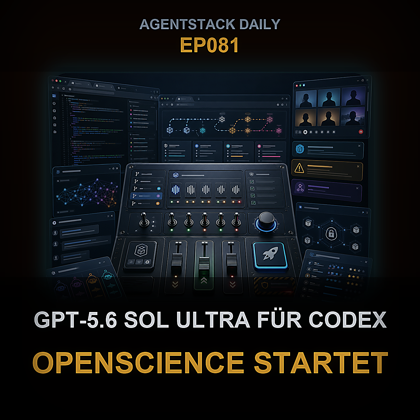GPT-5.6 Sol Ultra für Codex, OpenScience startet, 270M LM und Qwen-Staffelung — Episode 81 cover art