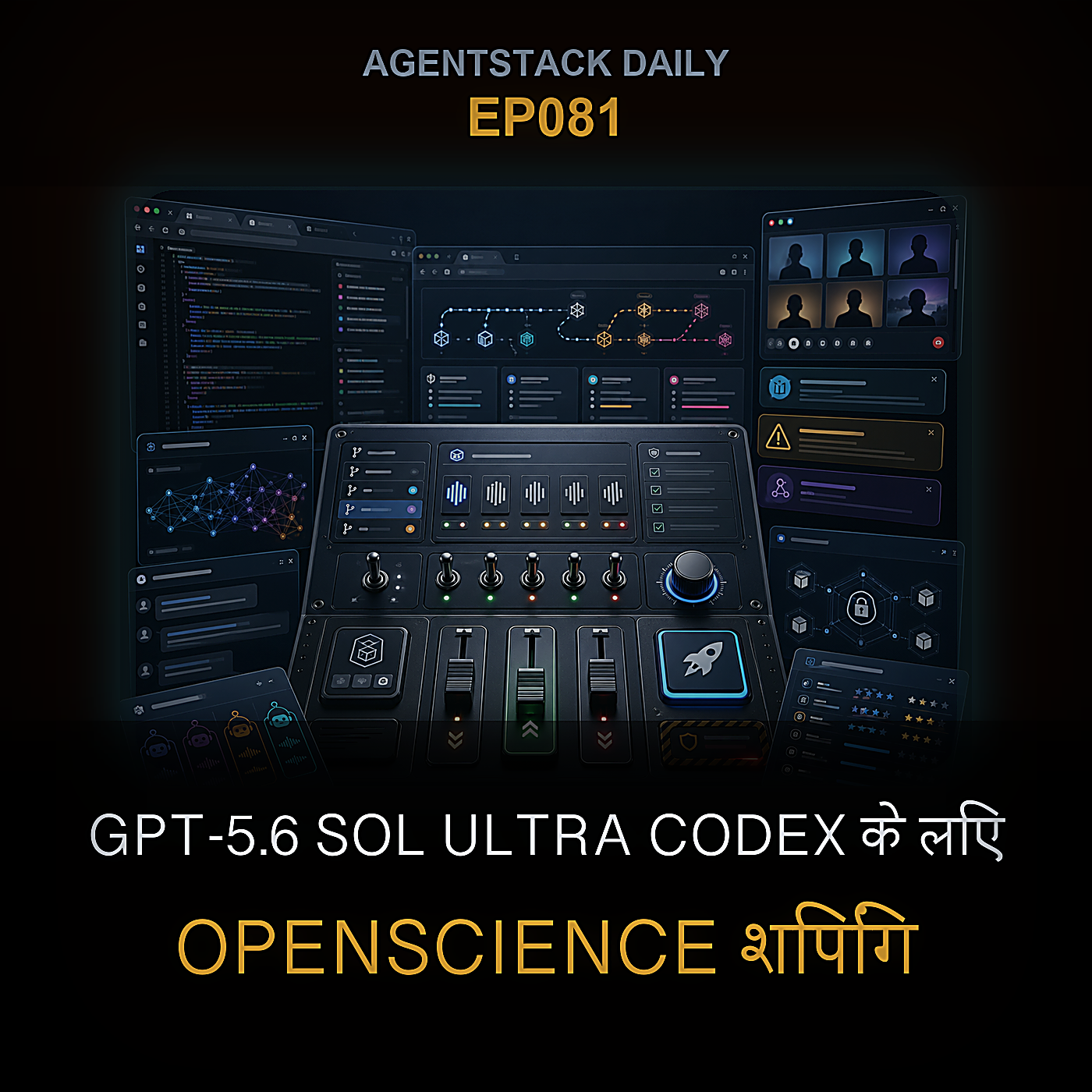 GPT-5.6 Sol Ultra Codex के लिए, OpenScience शिपिंग, 270M LM और Qwen स्टैगर — Episode 81 cover art