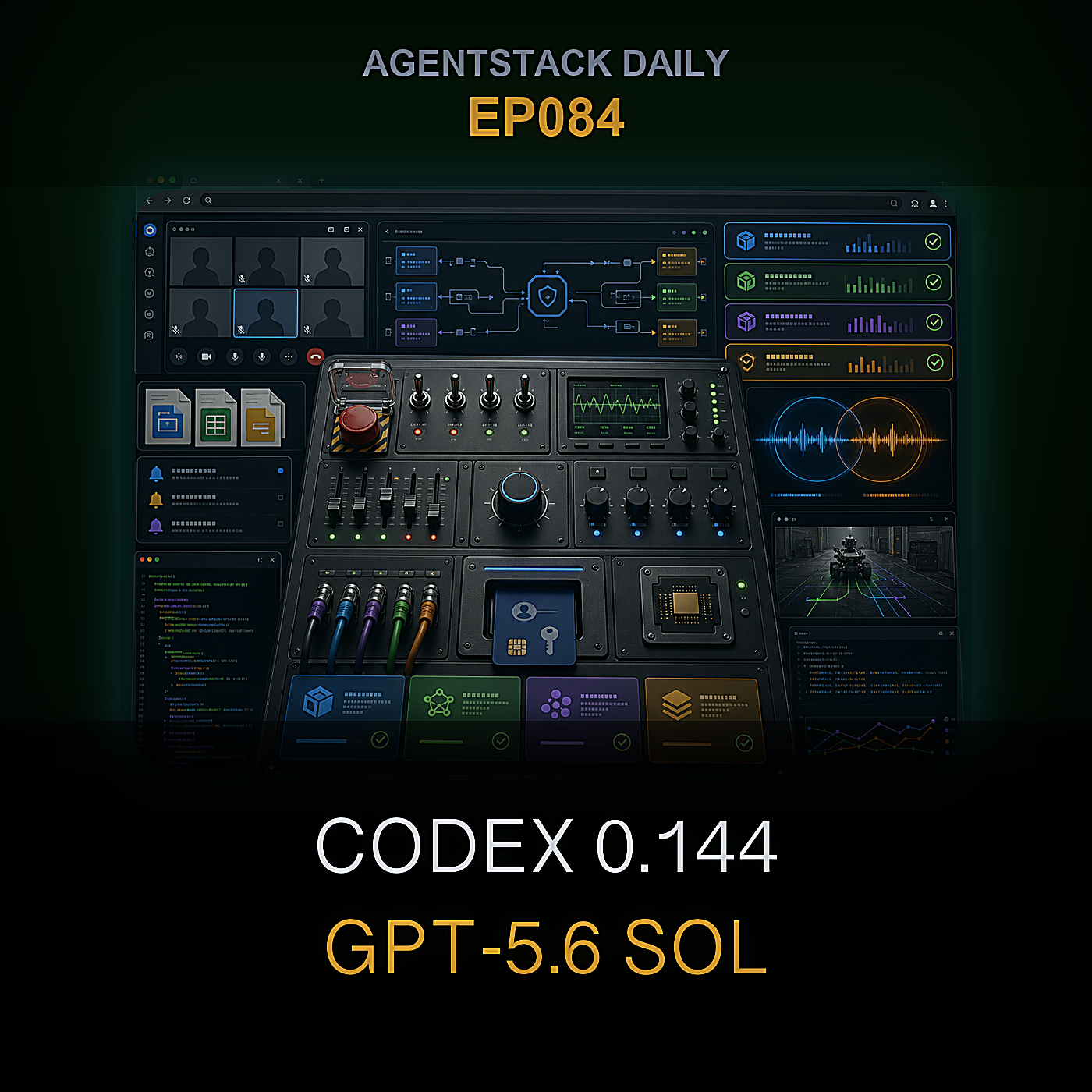 Codex 0.144, GPT-5.6 Sol, Grok 4.5, GPT-Live, और Robostral Navigate — Episode 84 cover art
