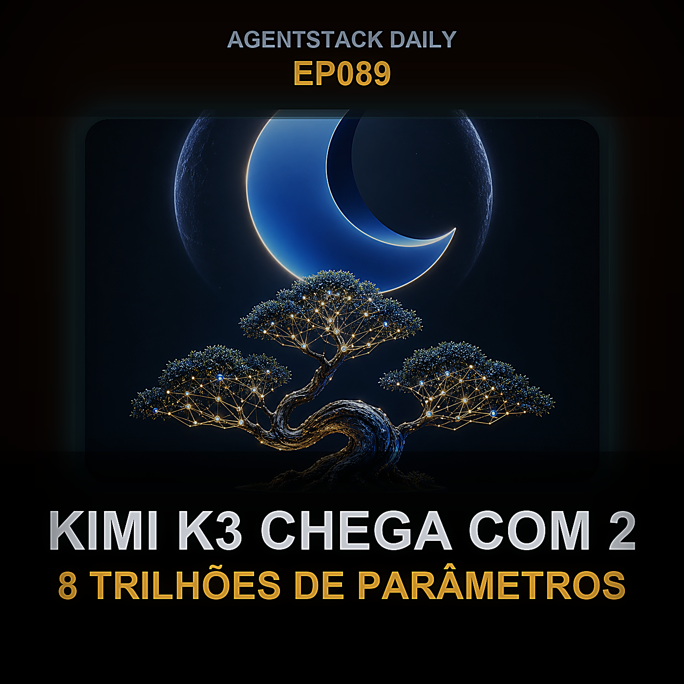 Kimi K3 Chega com 2,8 Trilhões de Parâmetros, Preço Aperta — Episode 89 cover art