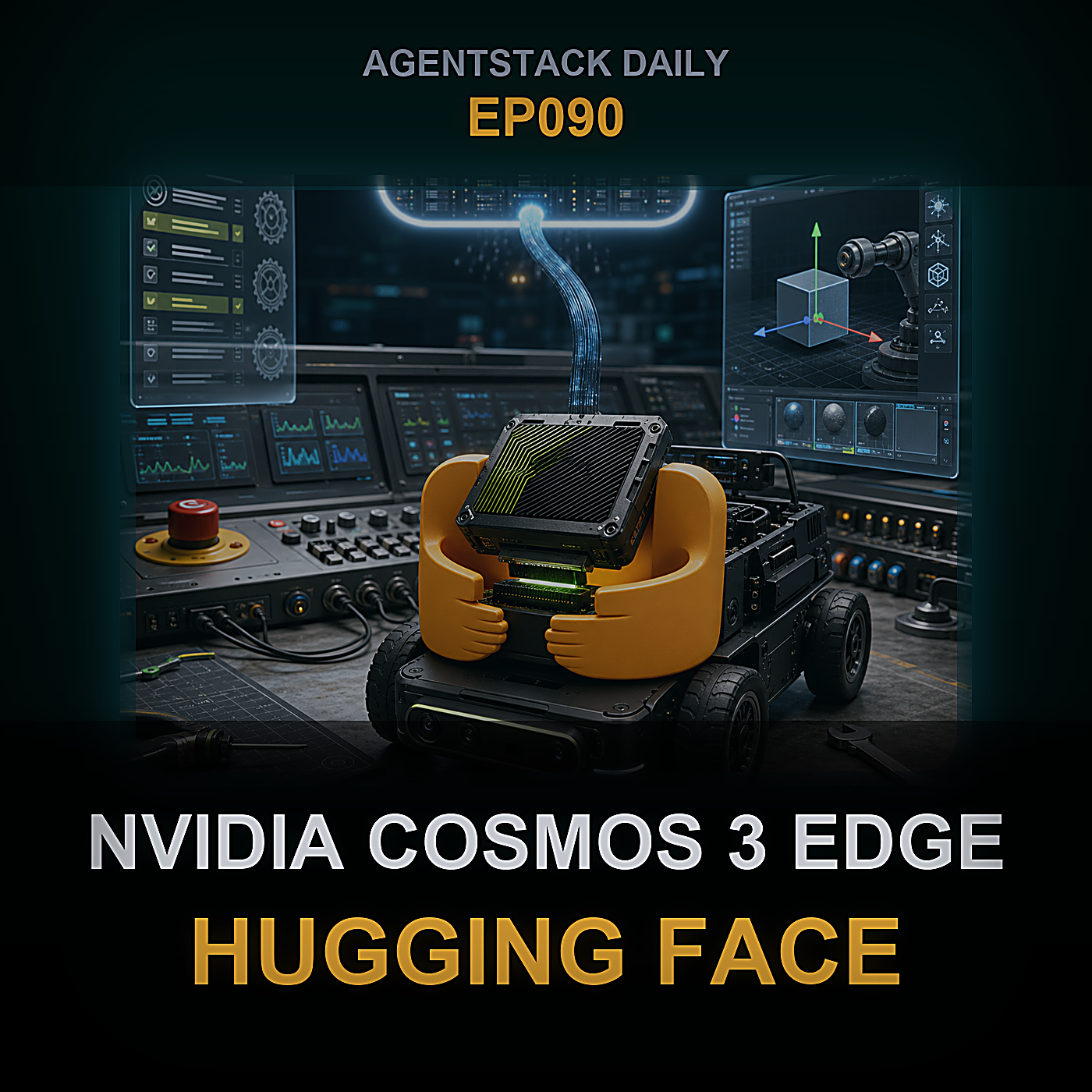 NVIDIA Cosmos 3 Edge aterriza en Hugging Face para la IA física — Episode 90 cover art