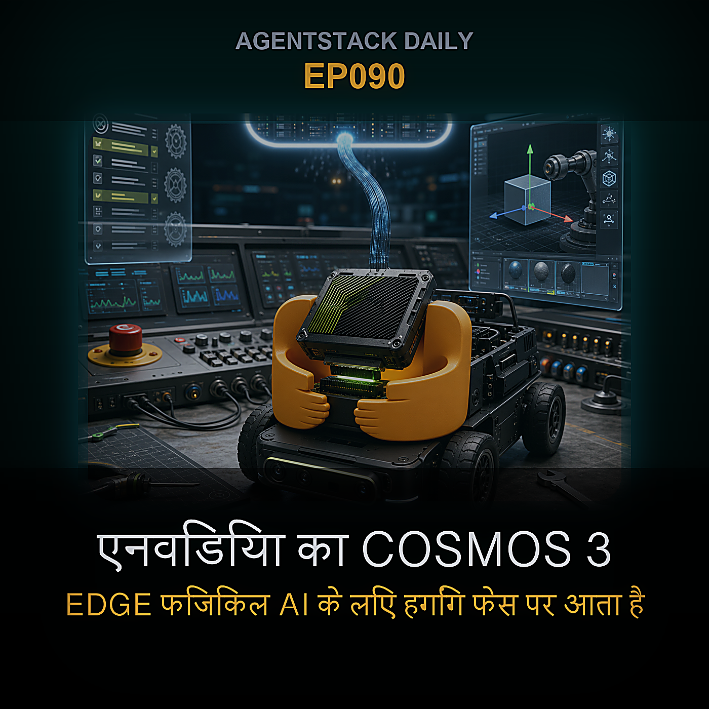 एनविडिया का Cosmos 3 Edge फिजिकल AI के लिए हगिंग फेस पर आता है — Episode 90 cover art