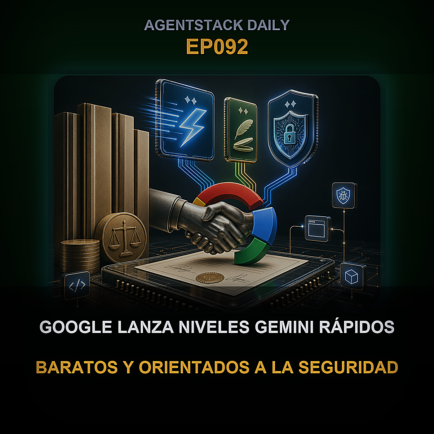 Google lanza niveles Gemini rápidos, baratos y orientados a la seguridad — Episode 92 cover art