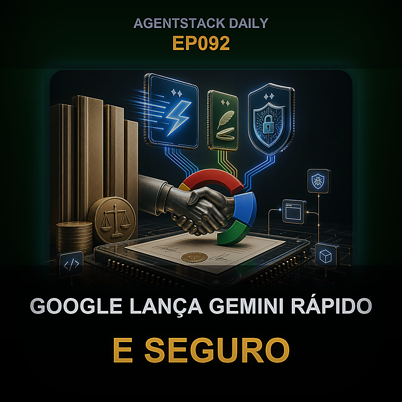 Google Lança Camadas de Gemini Rápidas, Baratas e Focadas em Segurança — Episode 92 cover art
