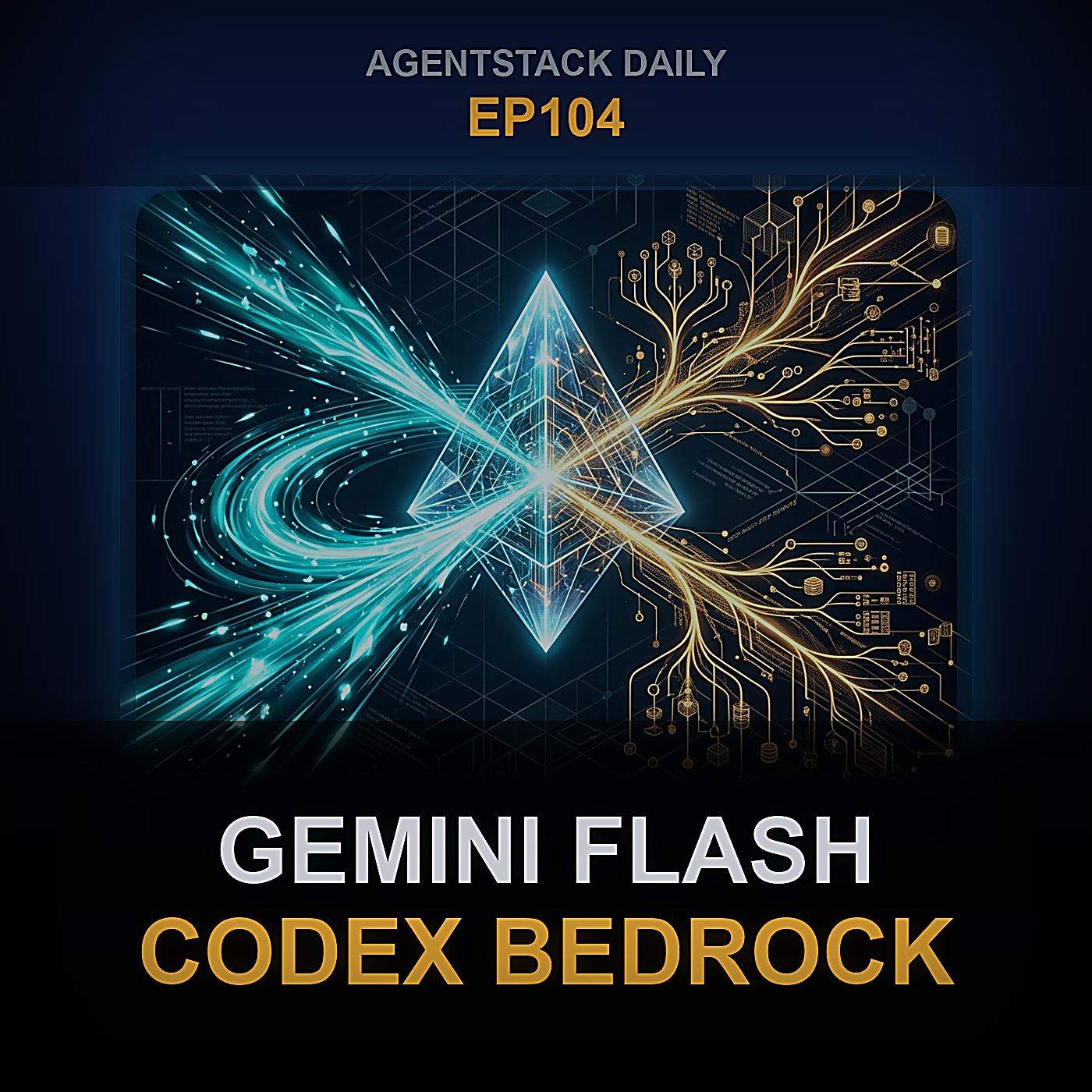 Gemini 3.7 Flash e Codex Bedrock — Episode 104 cover art