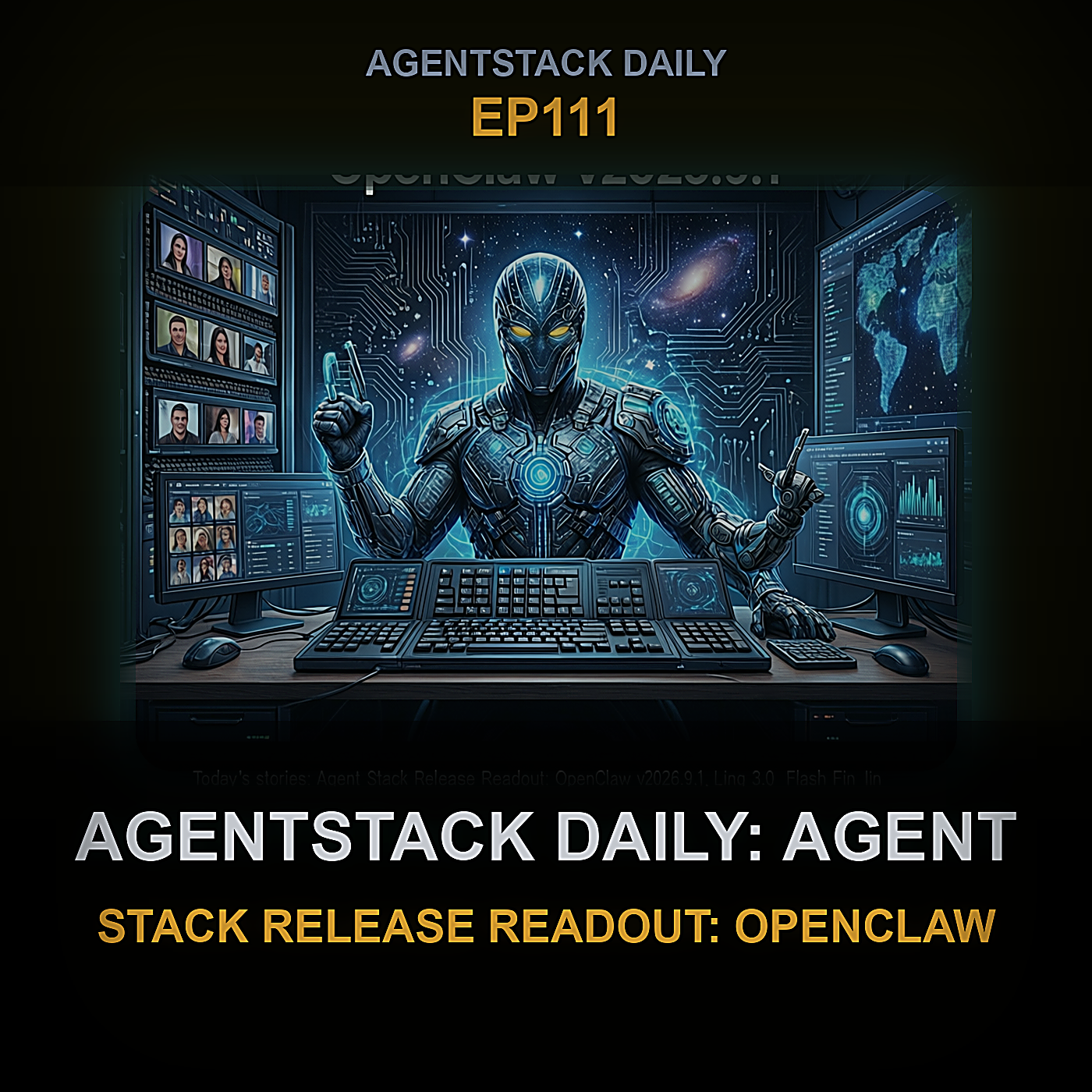 AgentStack Daily: Resumen del lanzamiento de Agent Stack: OpenClaw v2026.9.1 — Episode 111 cover art