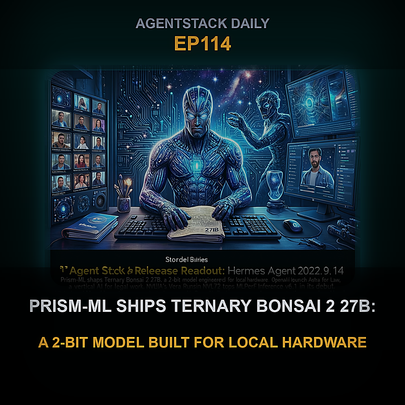 Prism-ML lanza Ternary Bonsai 2 27B: un modelo de 2 bits diseñado para hardware local — Episode 114 cover art