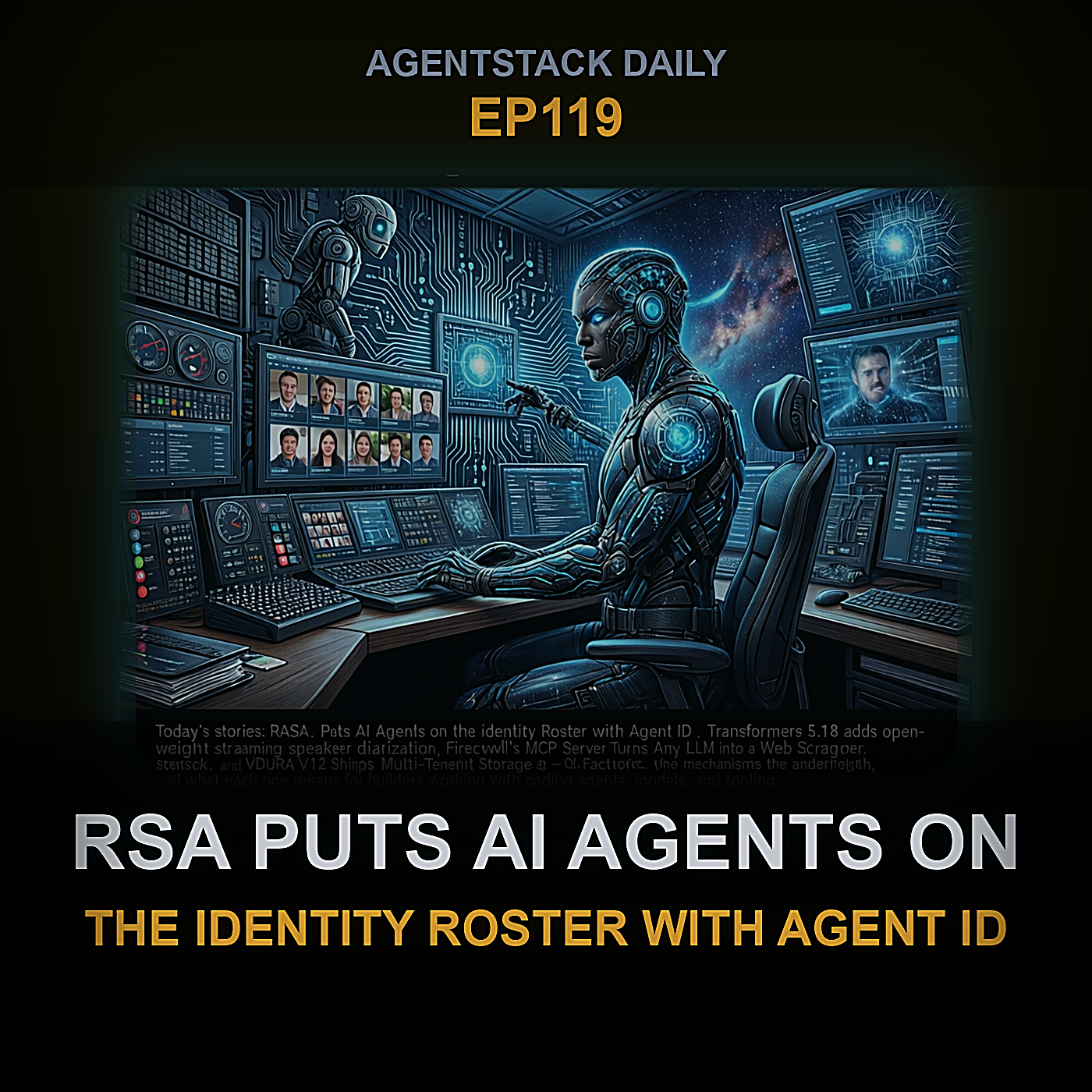AgentStack Daily: RSA fügt KI-Agenten mit Agent ID dem Identity-Verzeichnis hinzu — Episode 119 cover art