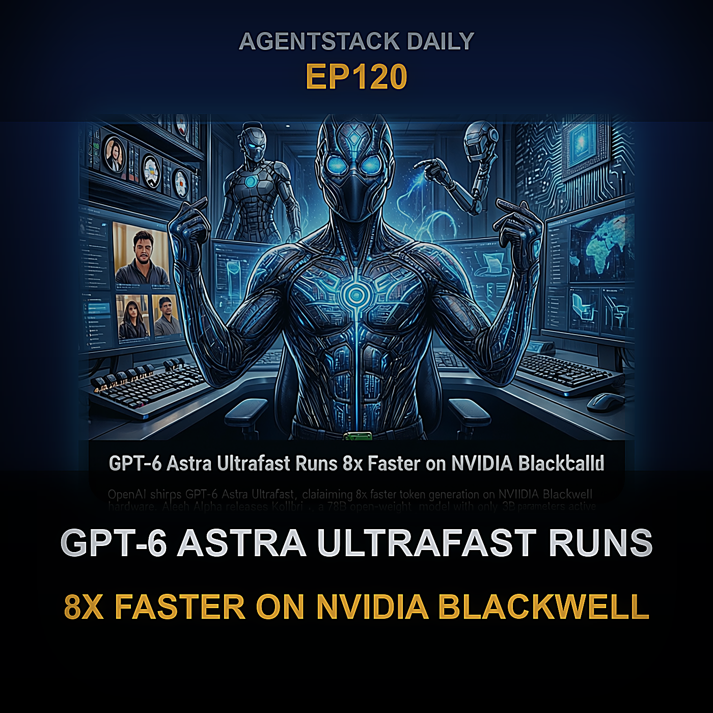 GPT-6 Astra Ultrafast läuft 8x schneller auf NVIDIA Blackwell — Episode 120 cover art