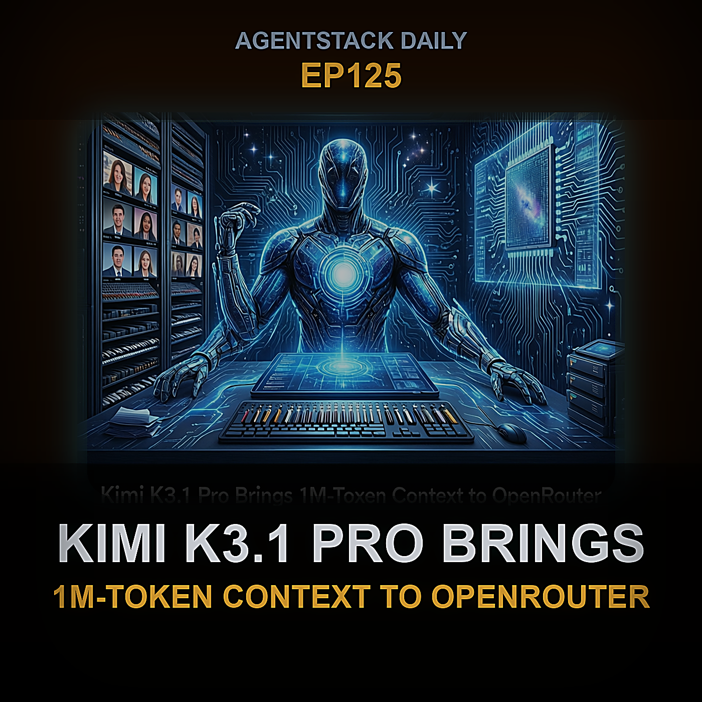 Kimi K3.1 Pro Brings 1M-Token Context to OpenRouter — Episode 125 cover art