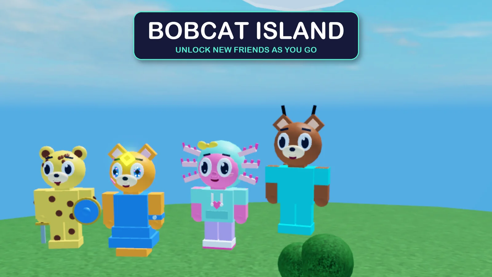 Bobcat Island above the village